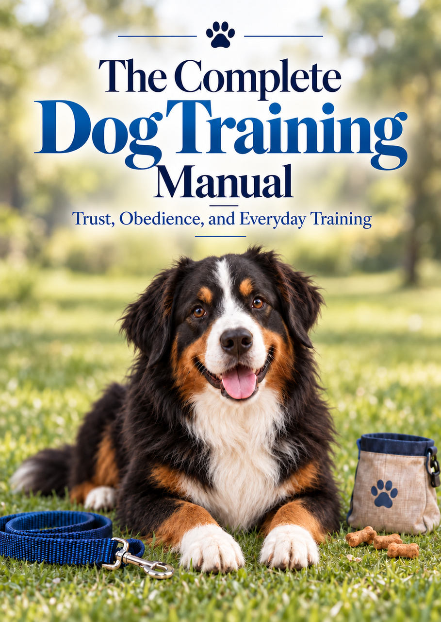 The Complete Dog Training Manual Book for Beginners and Dog Owners, Step-by-Step Guide to Building Trust, Improving Obedience, Teaching Everyday Commands, Positive Training Methods for Puppies and Adult Dogs, Practical Handbook for Better Communication, Good Habits, and a Happier Life Together